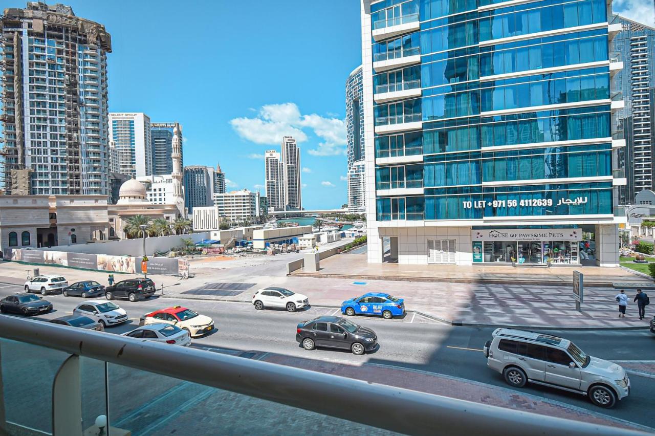 Luxury Escapes - Cozy 1 Bedroom With Study Room In Dubai Marina Park Tower Eksteriør billede